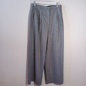 Gray Women's Wide-Leg Pants